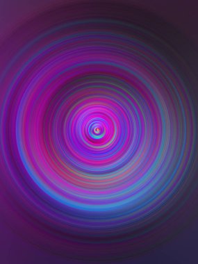 Renkli radyal hareket efekti. Soyut yuvarlanmış arkaplan.