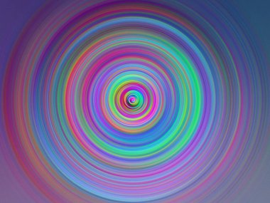 Renkli radyal hareket efekti. Soyut yuvarlanmış arkaplan.