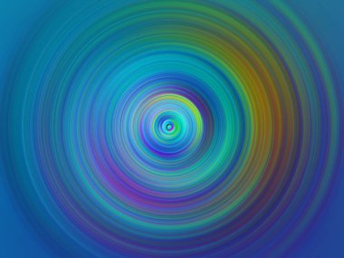 Renkli radyal hareket efekti. Soyut yuvarlanmış arkaplan.