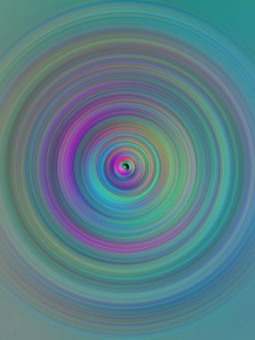 Renkli radyal hareket efekti. Soyut yuvarlanmış arkaplan.