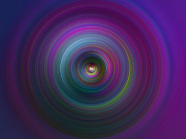 Renkli radyal hareket efekti. Soyut yuvarlanmış arkaplan.