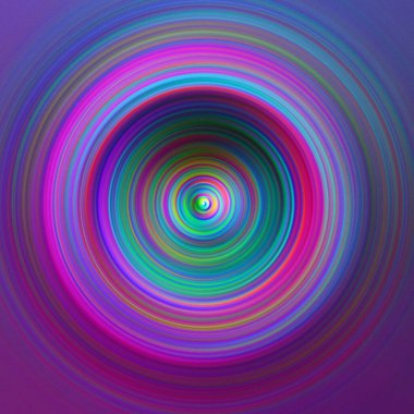 Renkli radyal hareket efekti. Soyut yuvarlanmış arkaplan.