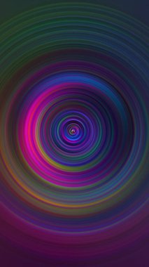 Renkli radyal hareket efekti. Soyut yuvarlanmış arkaplan.