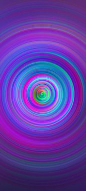 Renkli radyal hareket efekti. Soyut yuvarlanmış arkaplan.