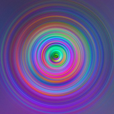 Renkli radyal hareket efekti. Soyut yuvarlanmış arkaplan.