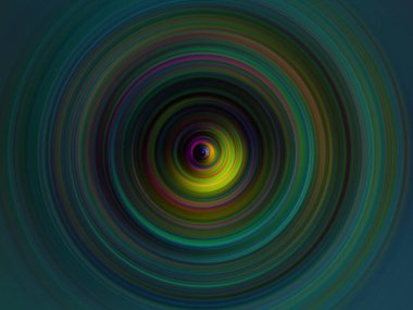 Renkli radyal hareket efekti. Soyut yuvarlanmış arkaplan.