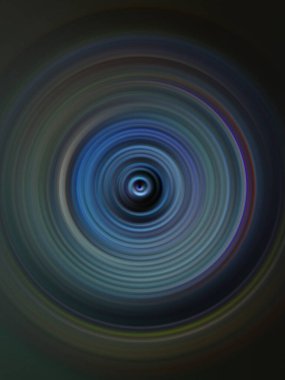 Renkli radyal hareket efekti. Soyut yuvarlanmış arkaplan.