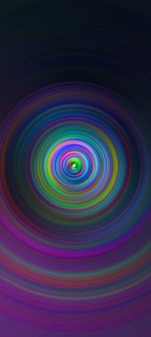 Renkli radyal hareket efekti. Soyut yuvarlanmış arkaplan.