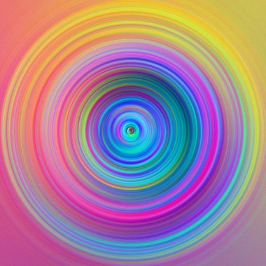 Renkli radyal hareket efekti. Soyut yuvarlanmış arkaplan.