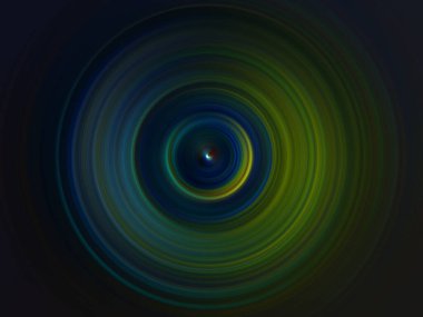 Renkli radyal hareket efekti. Soyut yuvarlanmış arkaplan.