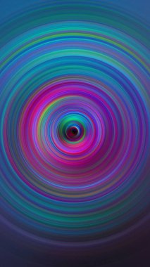 Renkli radyal hareket efekti. Soyut yuvarlanmış arkaplan.