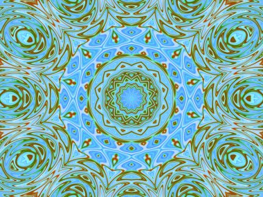 Renkli soyut arka plan. Fantezi mandala konsepti.