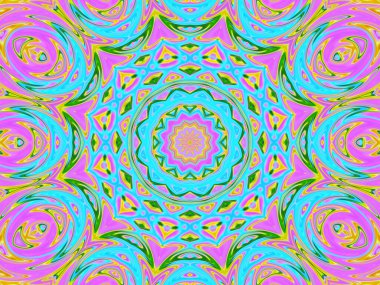 Renkli soyut arka plan. Fantezi mandala konsepti.