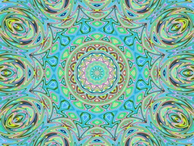 Renkli soyut arka plan. Fantezi mandala konsepti.