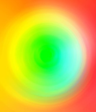 Radyal bulanıklık efektli soyut renkli arkaplan 