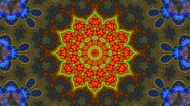 Renkli soyut arka plan. Fantezi mandala konsepti.