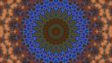 Renkli soyut arka plan. Fantezi mandala konsepti.