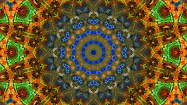 Renkli soyut arka plan. Fantezi mandala konsepti.