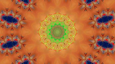 Renkli soyut arka plan. Fantezi mandala konsepti.