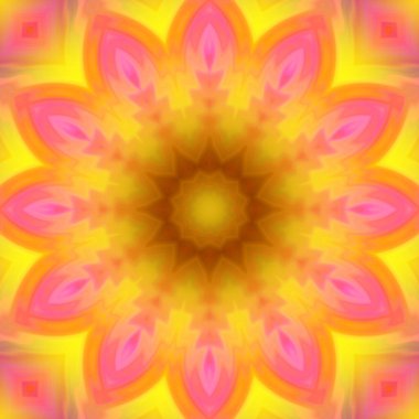 soyut renkli mandala arkaplanı, kaleyidoskopik doku
