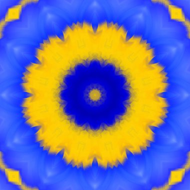 soyut renkli mandala arkaplanı, kaleyidoskopik doku