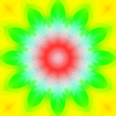 soyut renkli mandala arkaplanı, kaleyidoskopik doku