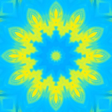 soyut renkli mandala arkaplanı, kaleyidoskopik doku