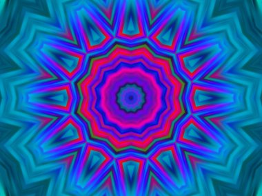 soyut renkli mandala arkaplanı, kaleyidoskopik doku