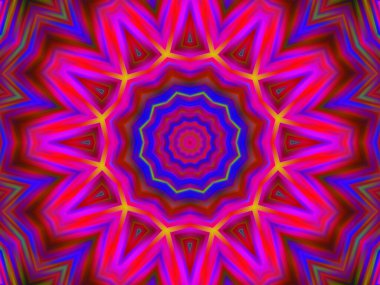 soyut renkli mandala arkaplanı, kaleyidoskopik doku