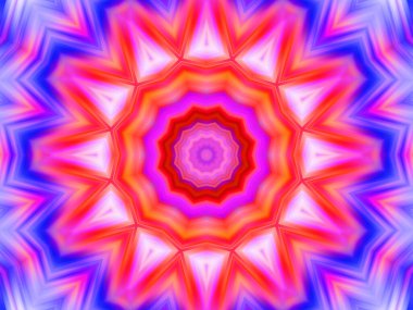 soyut renkli mandala arkaplanı, kaleyidoskopik doku