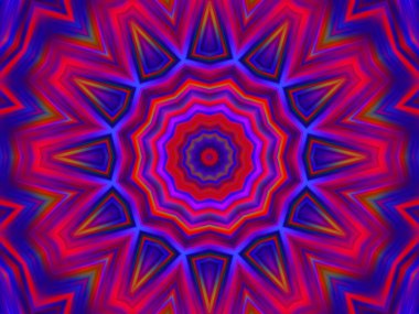 soyut renkli mandala arkaplanı, kaleyidoskopik doku