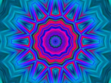 soyut renkli mandala arkaplanı, kaleyidoskopik doku