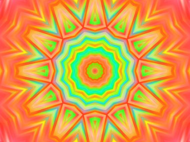 soyut renkli mandala arkaplanı, kaleyidoskopik doku