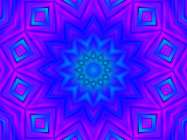 soyut renkli mandala arkaplanı, kaleyidoskopik doku