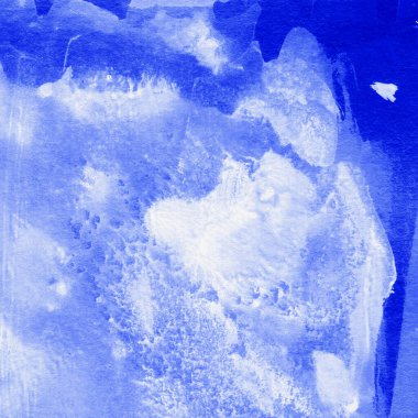 soyut mavi arkaplan, suluboya boya dokusu 