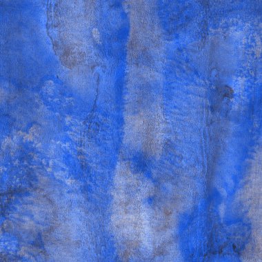 Soyut arkaplanda mavi suluboya boya