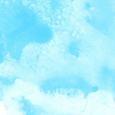 Soyut arkaplanda mavi suluboya boya