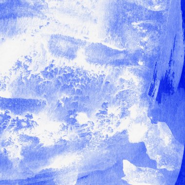 soyut mavi arkaplan, suluboya boya dokusu 