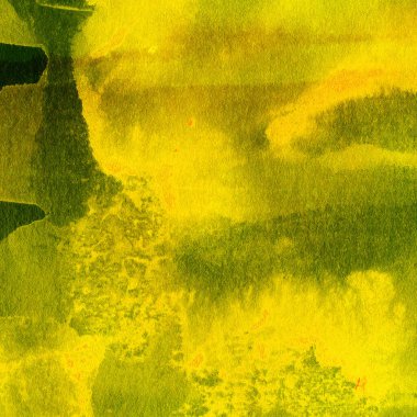 soyut sarı suluboya tasarımı