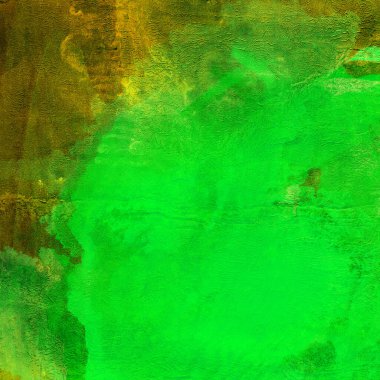 Soyut yeşil suluboya sanat eseri. fırça boyalı dijital resim. renkli yaratıcı suluboya çizimi.