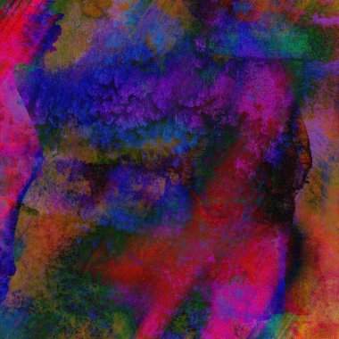 Suluboya desenli soyut arkaplan 