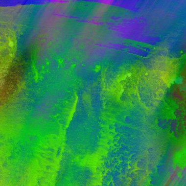 Sulu Boya doku ile yeşil arka plan