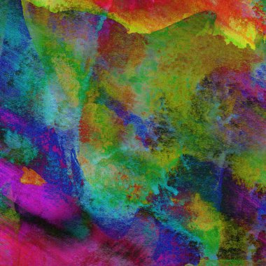 Soyut suluboya tasarımı, boyalı dokuya yakın çekim. Asgari arkaplan.