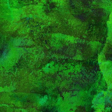 Yeşil suluboya desenli soyut arkaplan