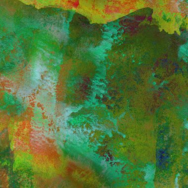 Soyut suluboya tasarımı, boyalı dokuya yakın çekim. Asgari arkaplan.