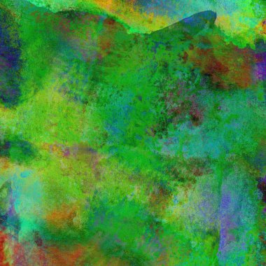 Sulu Boya doku ile yeşil arka plan