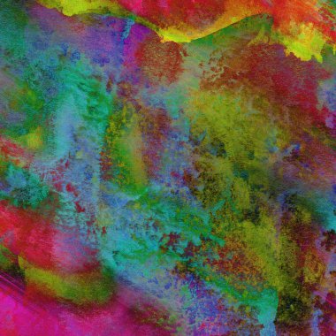 Soyut suluboya tasarımı, boyalı dokuya yakın çekim. Asgari arkaplan.