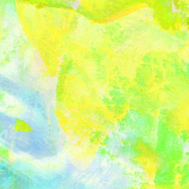 Sarı, yeşil suluboya arka plan. soyut illüstrasyon