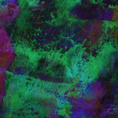 Sulu Boya doku ile yeşil arka plan