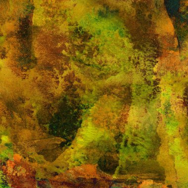 Soyut turuncu, sarı suluboya arka plan. el boyası dokusu